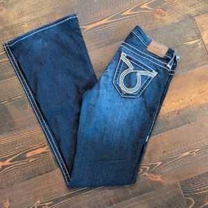 COOGI Women's Dark Blue Flare Jeans